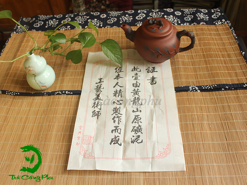 Ấm tử sa Báo Xuân Cây Tùng ATS1090